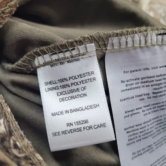 Scentlok Men's Savanna AERO Attack V2 1/4 Zip Hunting Shirt Realtree Camo Carbon